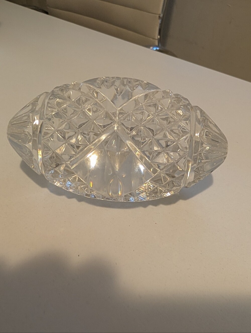 Waterford Crystal Football Paperweight